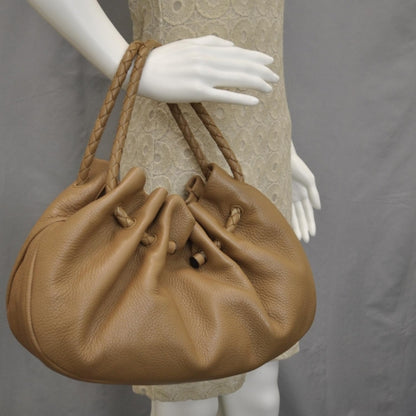 Bottega Veneta Leather Braided Hobo 2 of 9
