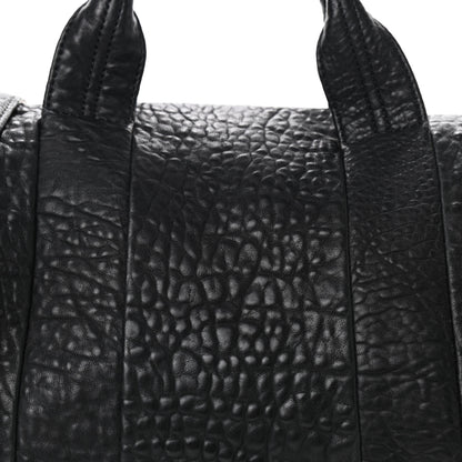 Alexander Wang Pebbled Lambskin Rocco Black Rose Gold Hardware 6 of 14