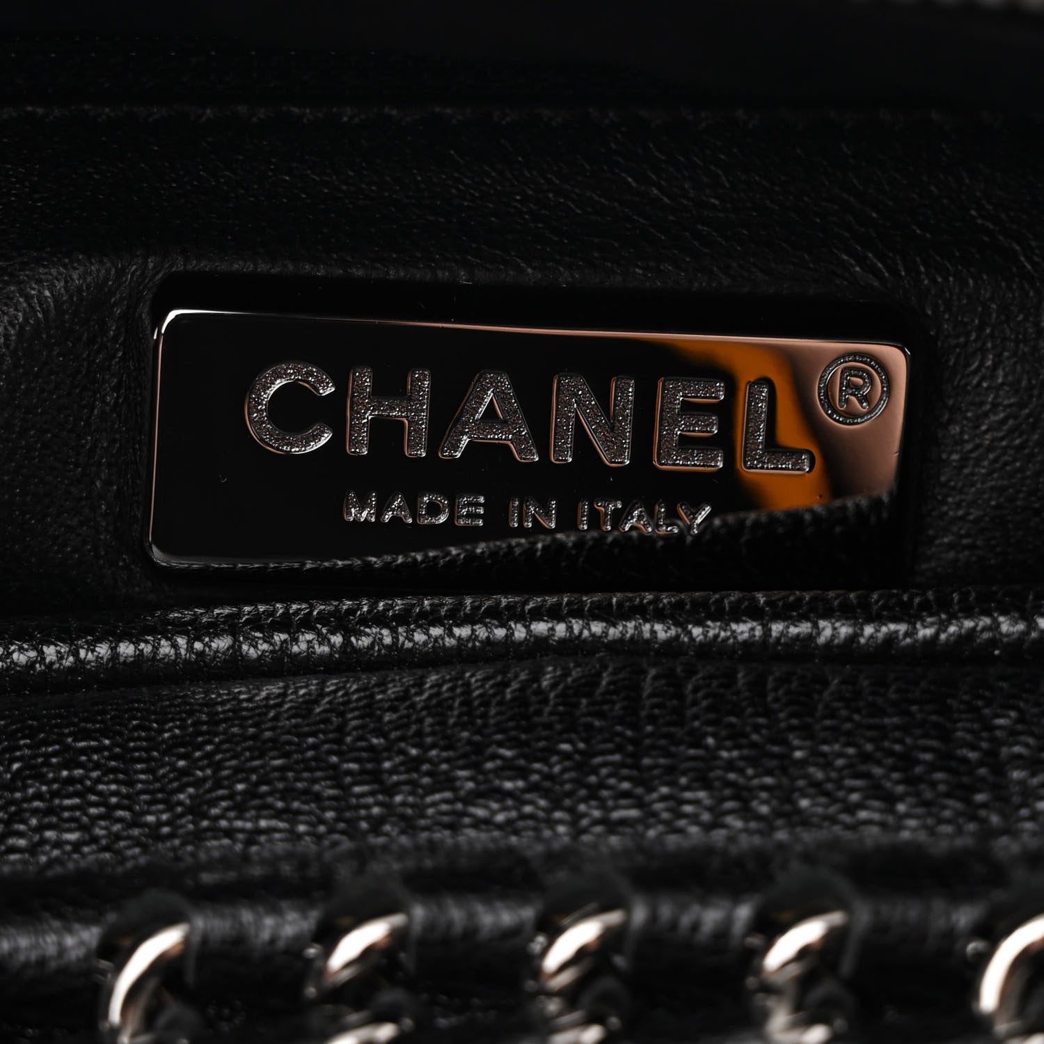 Chanel Goatskin Large Luxe Ligne Bowler Black 6 of 10