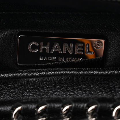 Chanel Goatskin Large Luxe Ligne Bowler Black 6 of 10