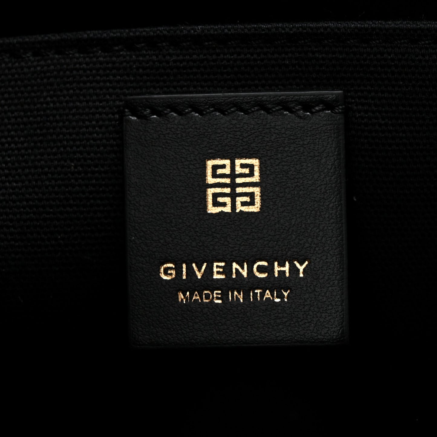 4G Coated Canvas Logo Medium G Tote Black