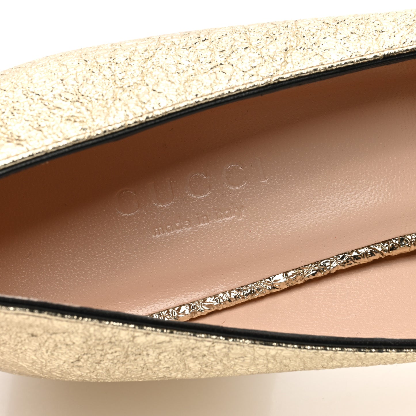 Galassia GG Marmont Fringe 50mm Loafer Pumps 37 Platino