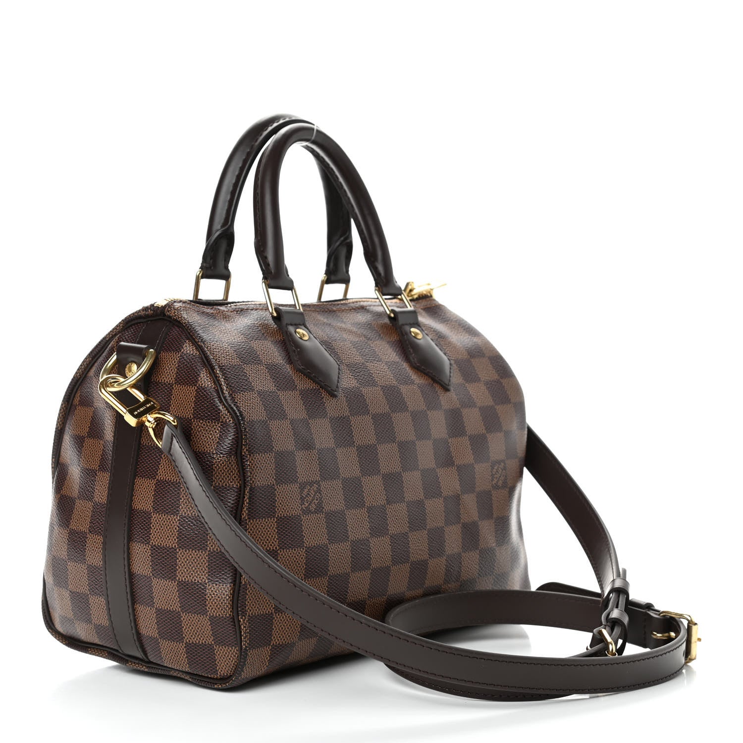 Louis Vuitton Damier Ebene Speedy Bandouliere 25 3 of 10