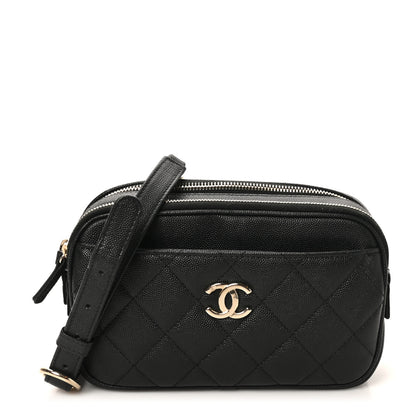 Chanel Caviar Quilted Waist Bag With Pouch Black 1 of 12
