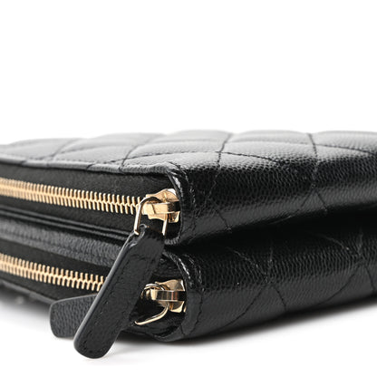 Chanel Caviar Quilted Phone Holder With Chain Black 10 of 11