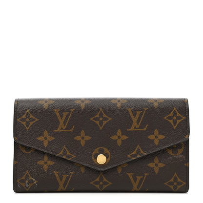Louis Vuitton Monogram Sarah Wallet NM Rose Ballerine 1 of 13