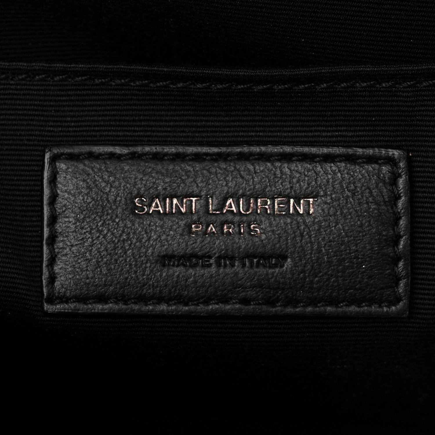Saint Laurent Calfskin Matelasse Monogram Lou Camera Bag Black 6 of 11