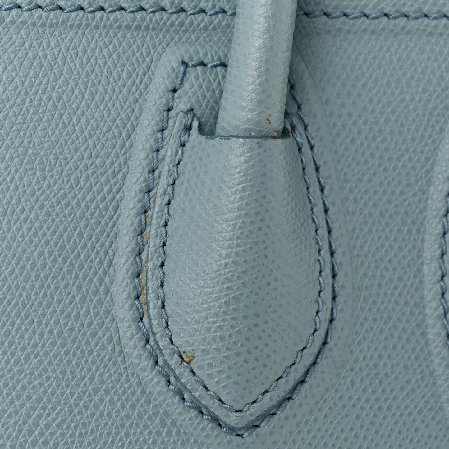 Grained Calfskin Medium Phantom Luggage Sky Blue