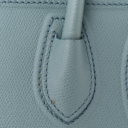 Celine Grained Calfskin Medium Phantom Luggage Sky Blue 12 of 15