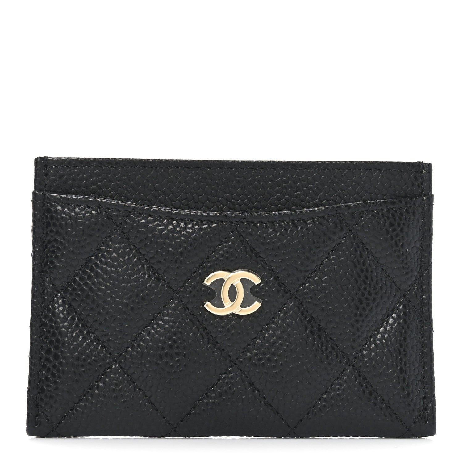 Chanel Caviar Quilted Card Holder Black 1 of 9