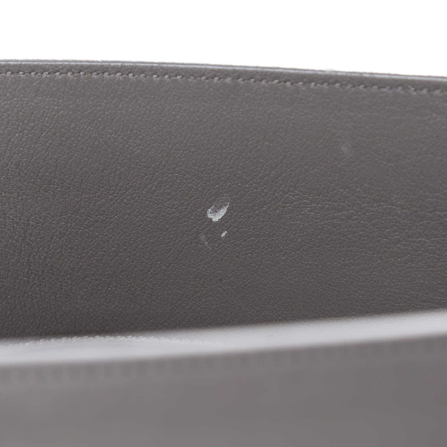 Grained Calfskin Small Sac De Jour Fog