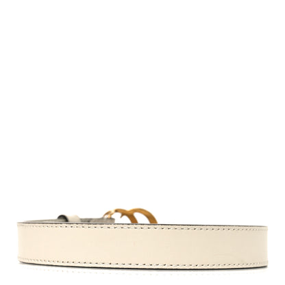 Gucci Calfskin Double G 20mm Belt 80 32 Mystic White 2 of 4