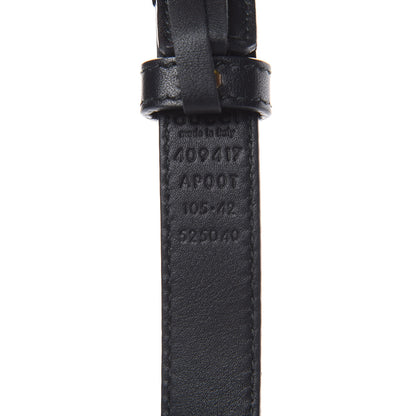 Gucci Calfskin Double G 20mm Belt 105 42 Black 6 of 6