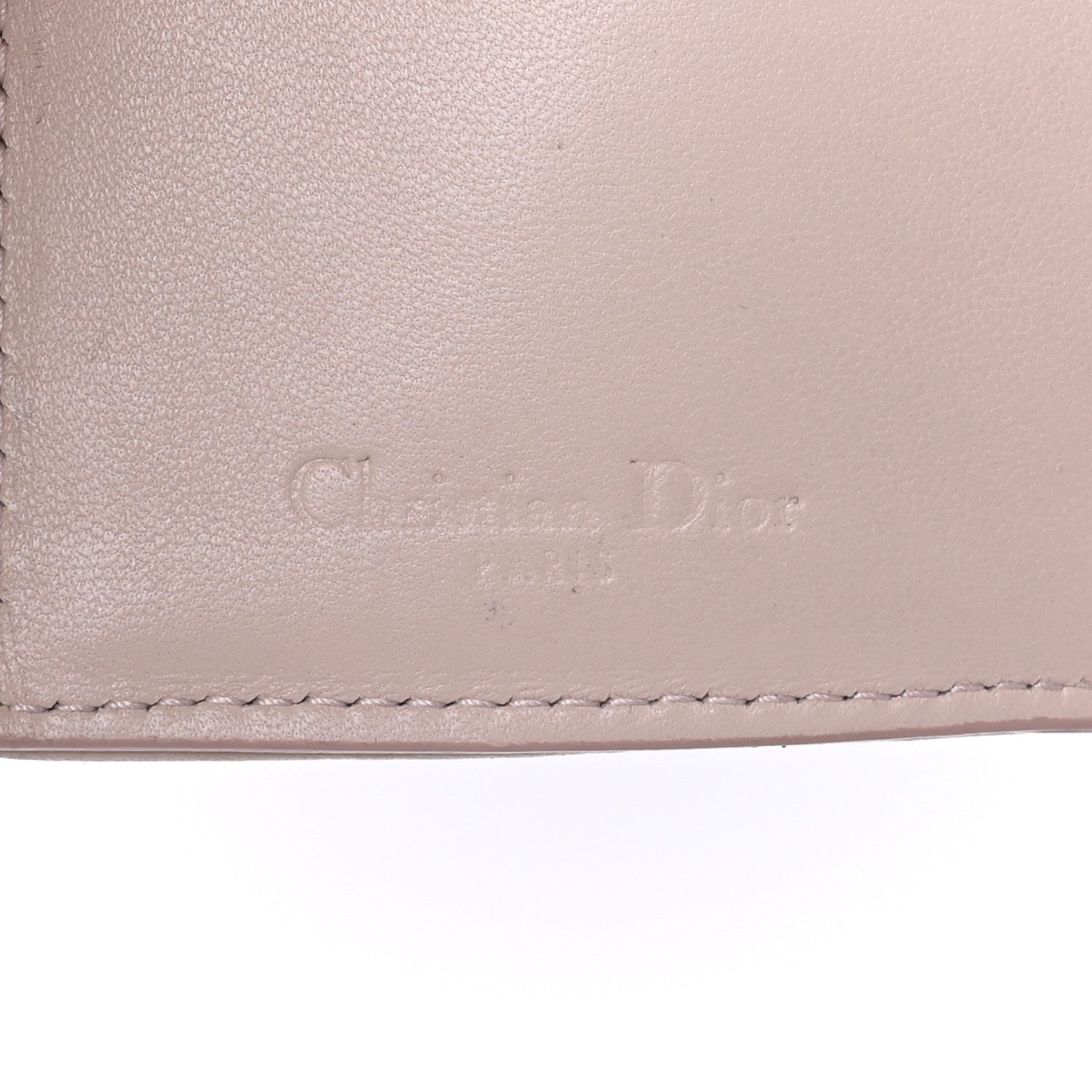 Christian Dior Lambskin Cannage Lady Dior Eden Wallet Light Pink 7 of 9