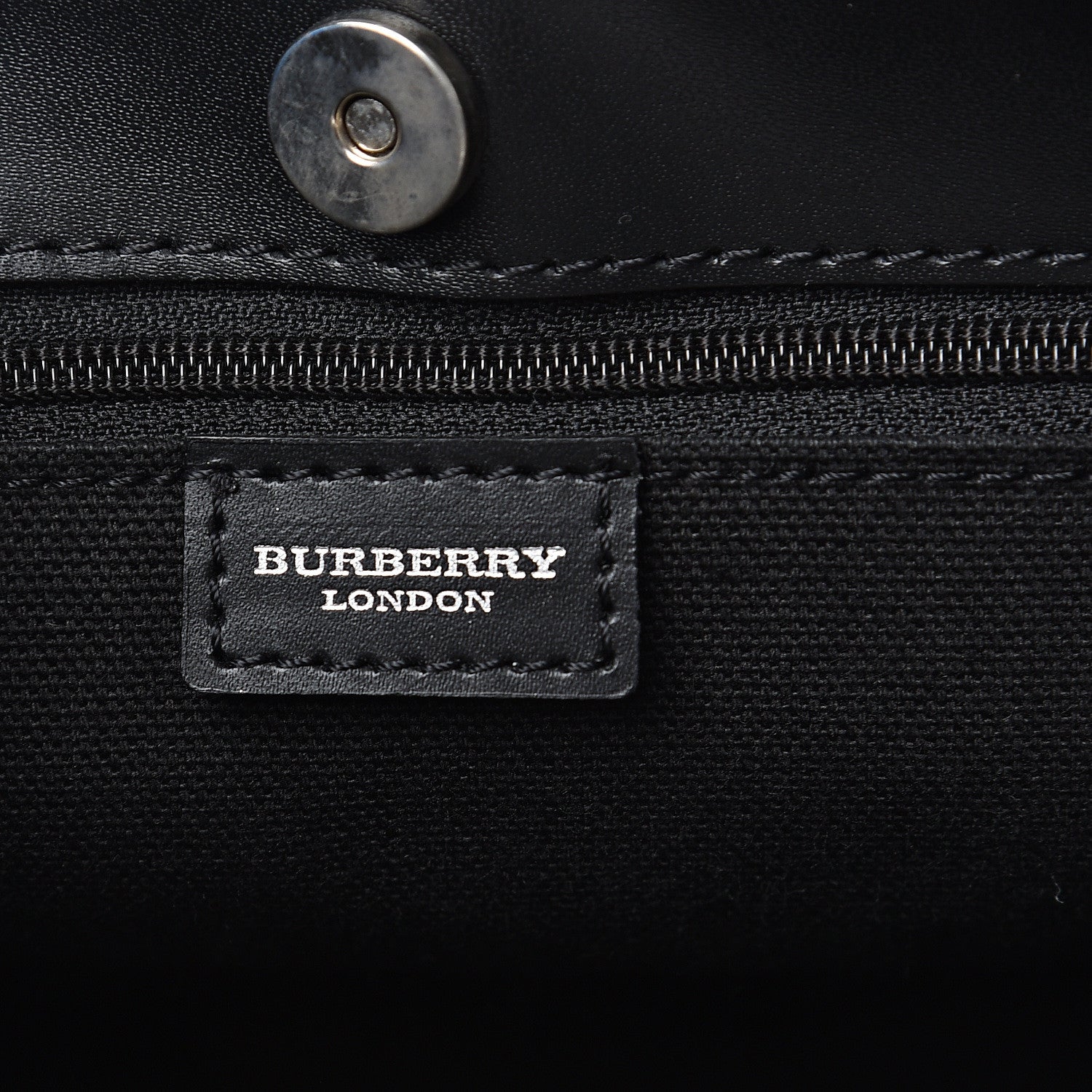 Burberry House Check Small Tote Black 7 of 8