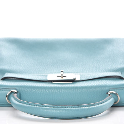 Hermes Taurillon Clemence Kelly Retourne 28 Bleu Saint Cyr 24 of 38