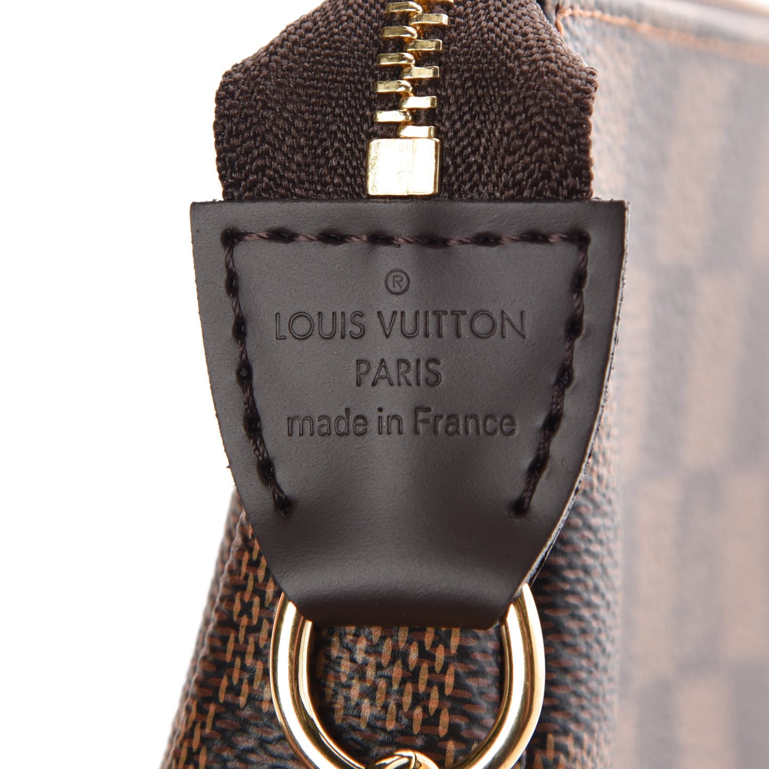 Louis Vuitton Damier Ebene Mini Pochette Accessories 4 of 9