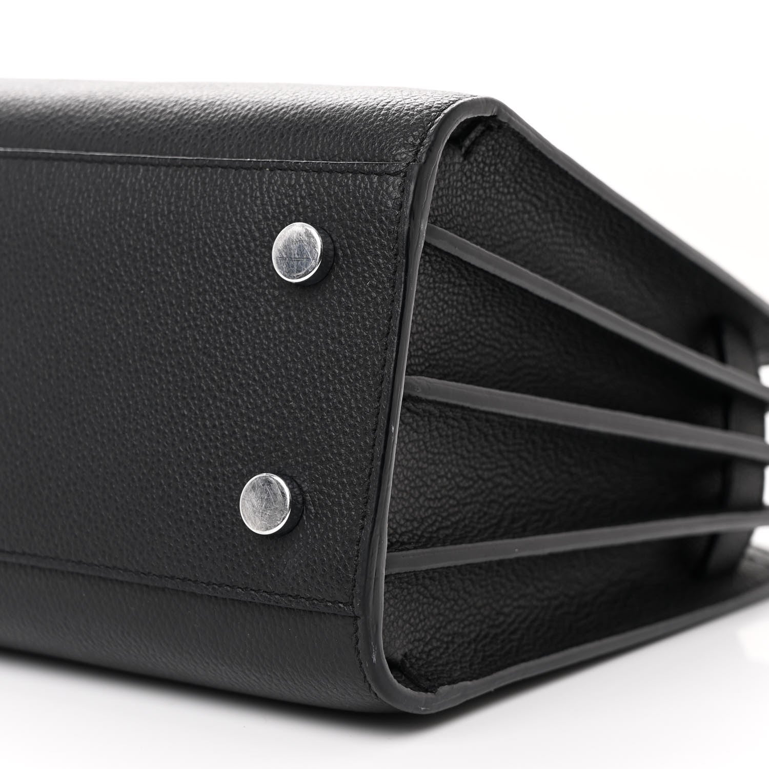 Saint Laurent Grained Calfskin Baby Sac De Jour Black 11 of 11