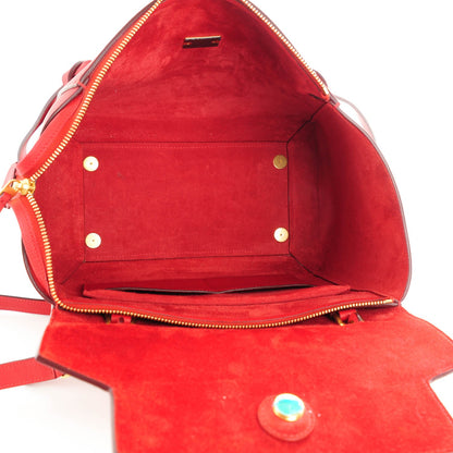 Celine Grained Calfskin Mini Belt Bag Coquelicot 5 of 8