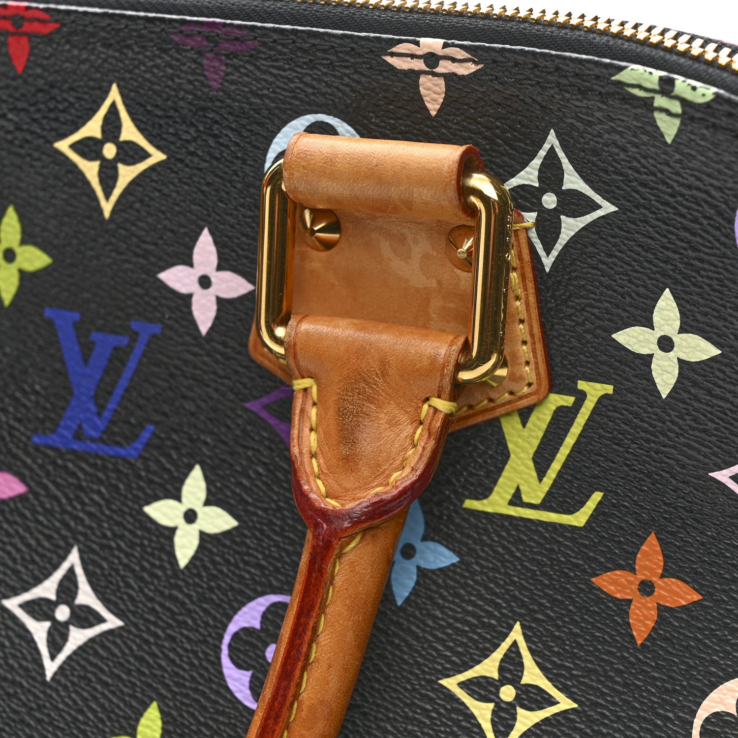 Louis Vuitton Monogram Multicolor Alma GM Black 13 of 16