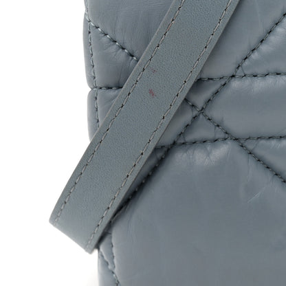 Christian Dior Lambskin Macrocannage Mini Dior Caro Bag Cloud Blue 14 of 14