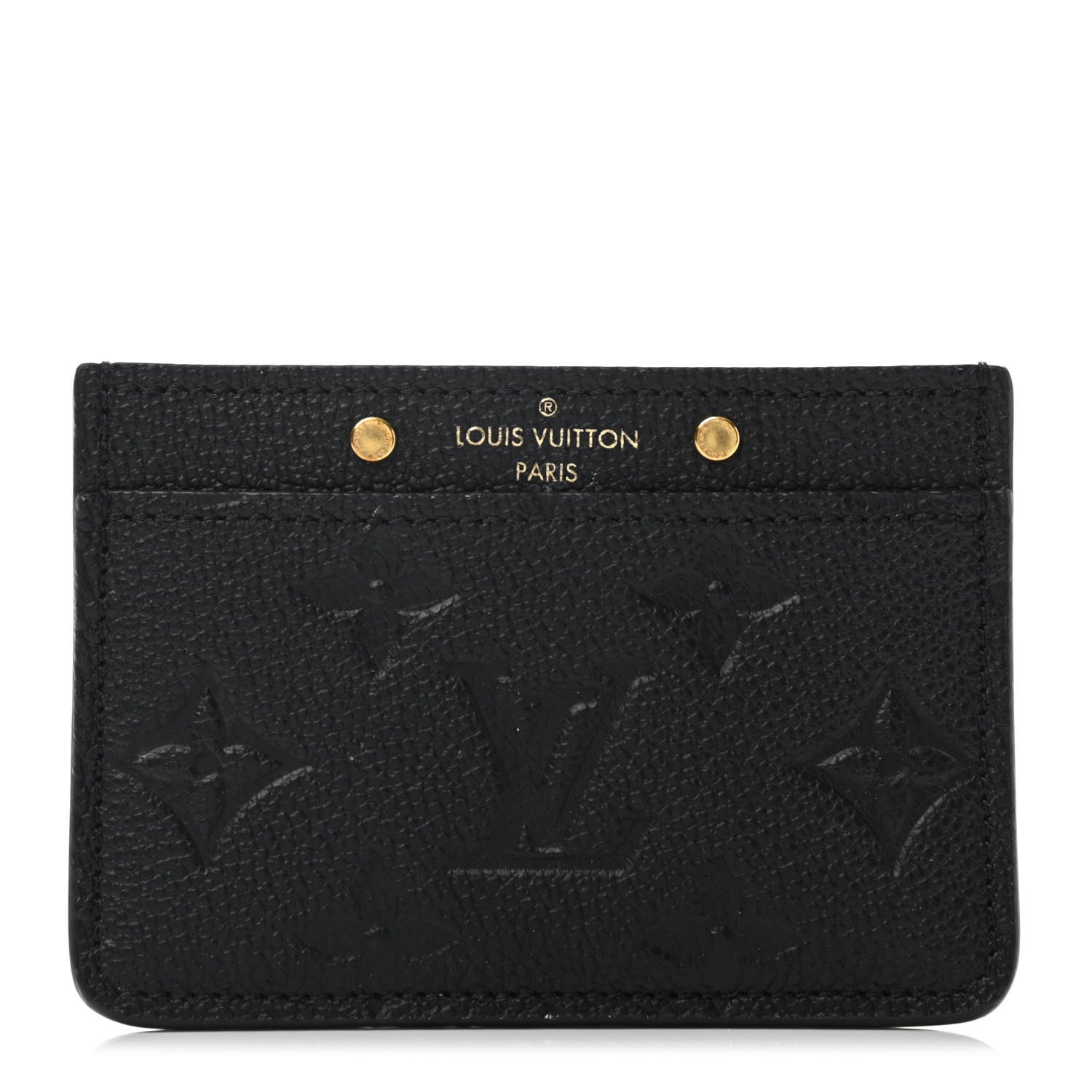 Louis Vuitton Empreinte Card Holder Black 1 of 4