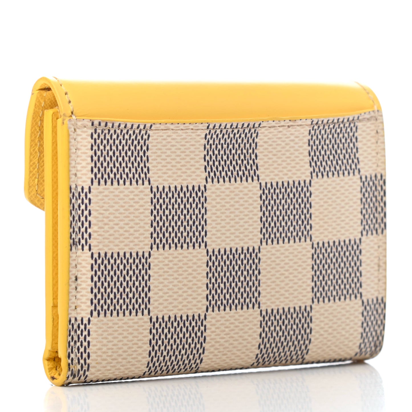 Damier Azur Zoe Wallet Jaune Pale