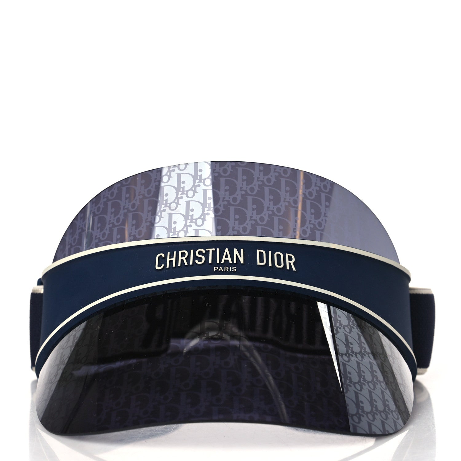 Christian Dior Oblique DiorClub V1U Sun Visor Blue 2 of 7