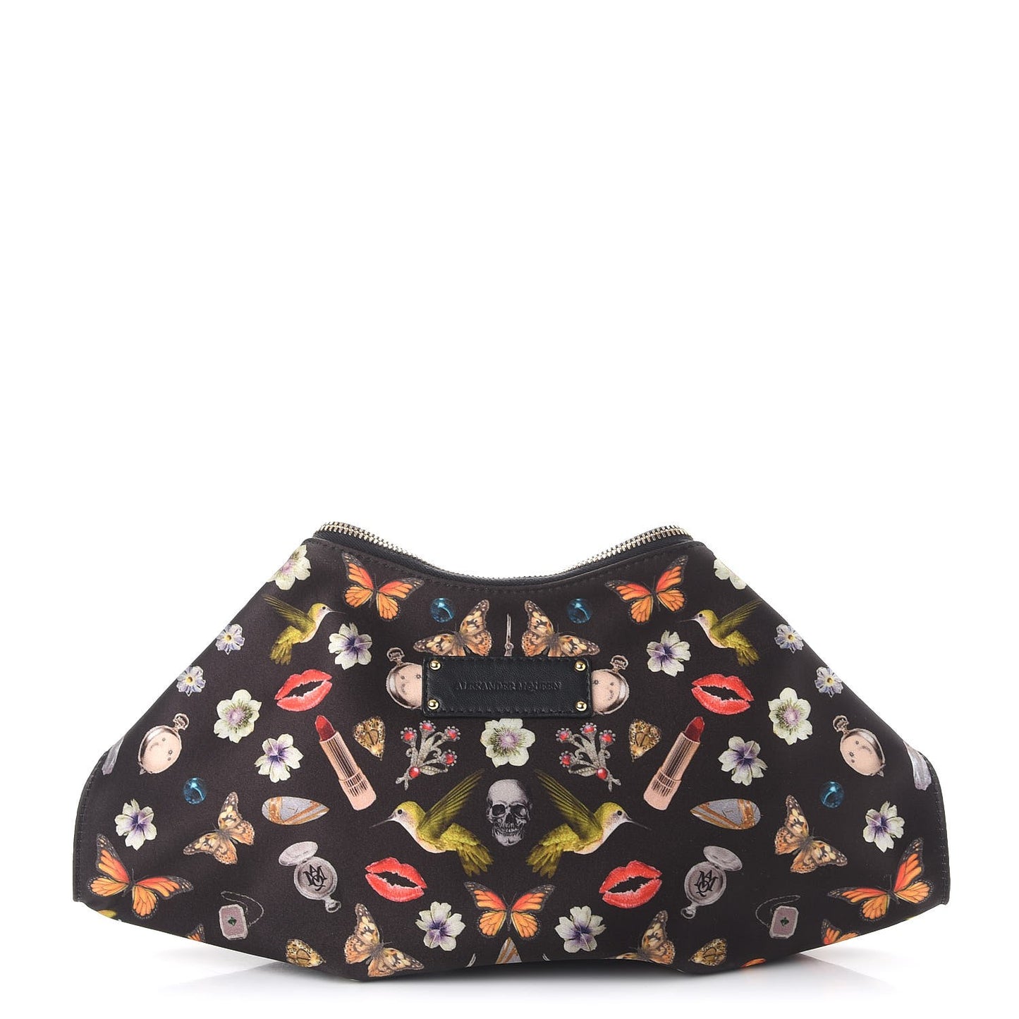 Silk Obsessions De Manta Clutch Black