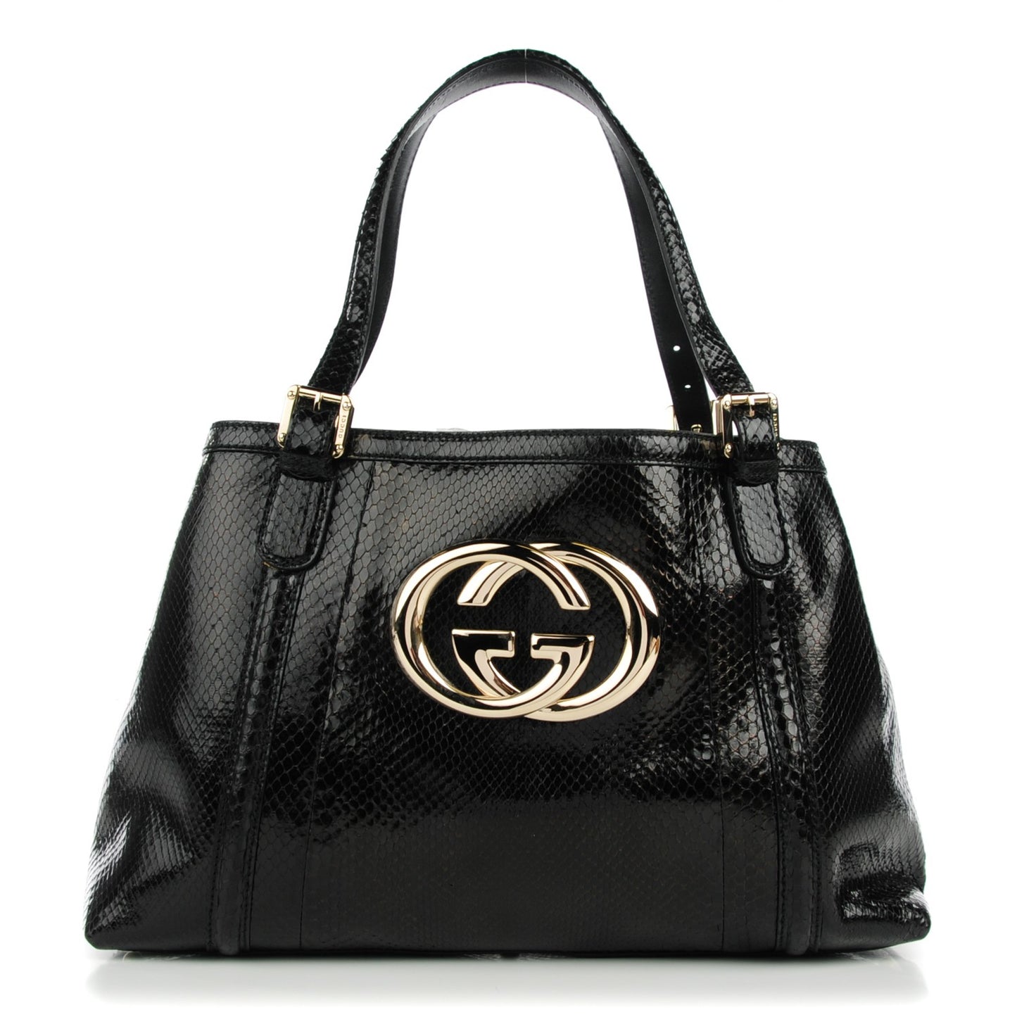Python Medium Britt Tote Black