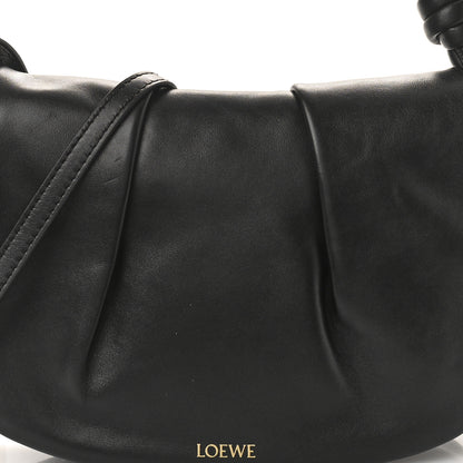 Loewe Shiny Nappa Calfskin Paseo Satchel Black 7 of 10