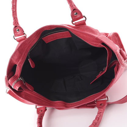 Balenciaga Agneau Giant 12 Silver Hardware City Rose Thulian 5 of 15