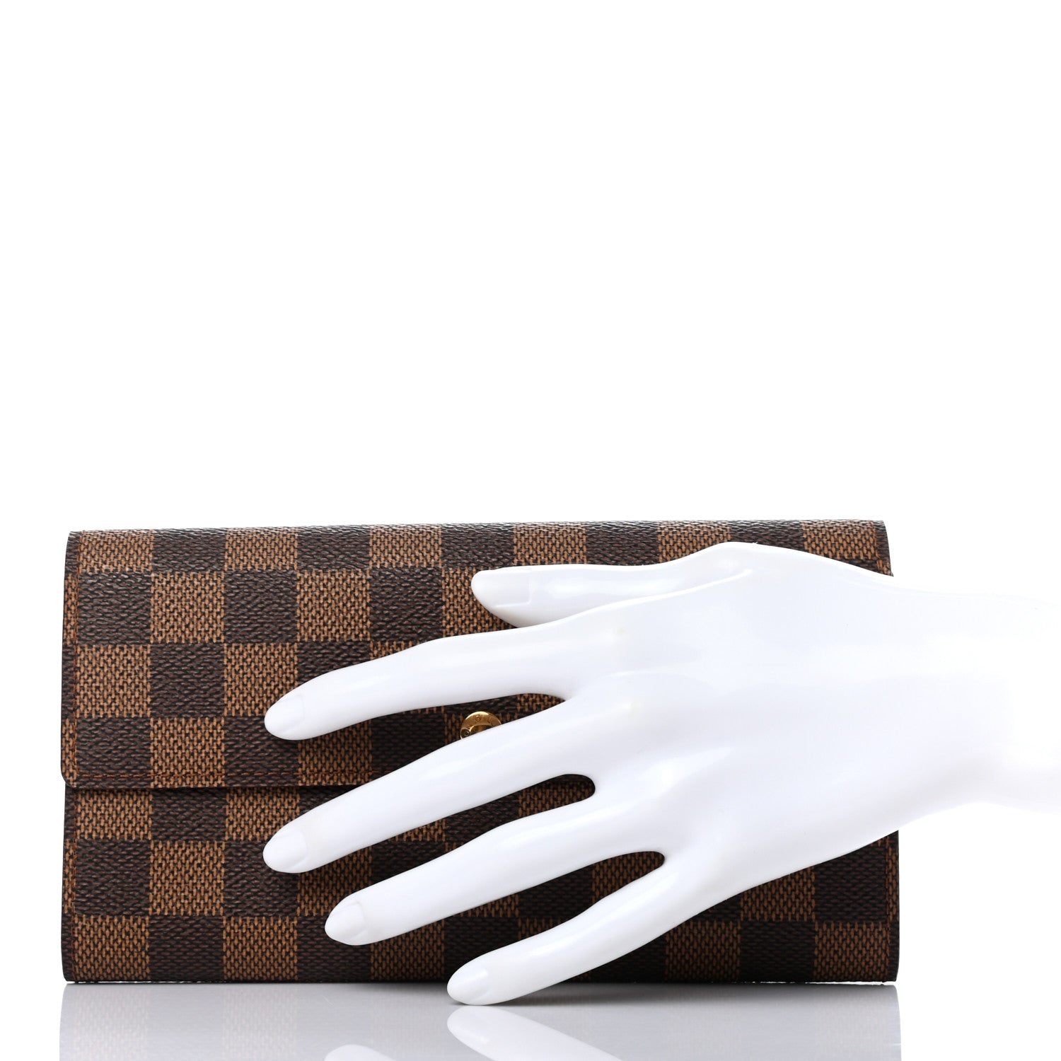 Louis Vuitton Damier Ebene Porte-Monnaie Wallet 2 of 6