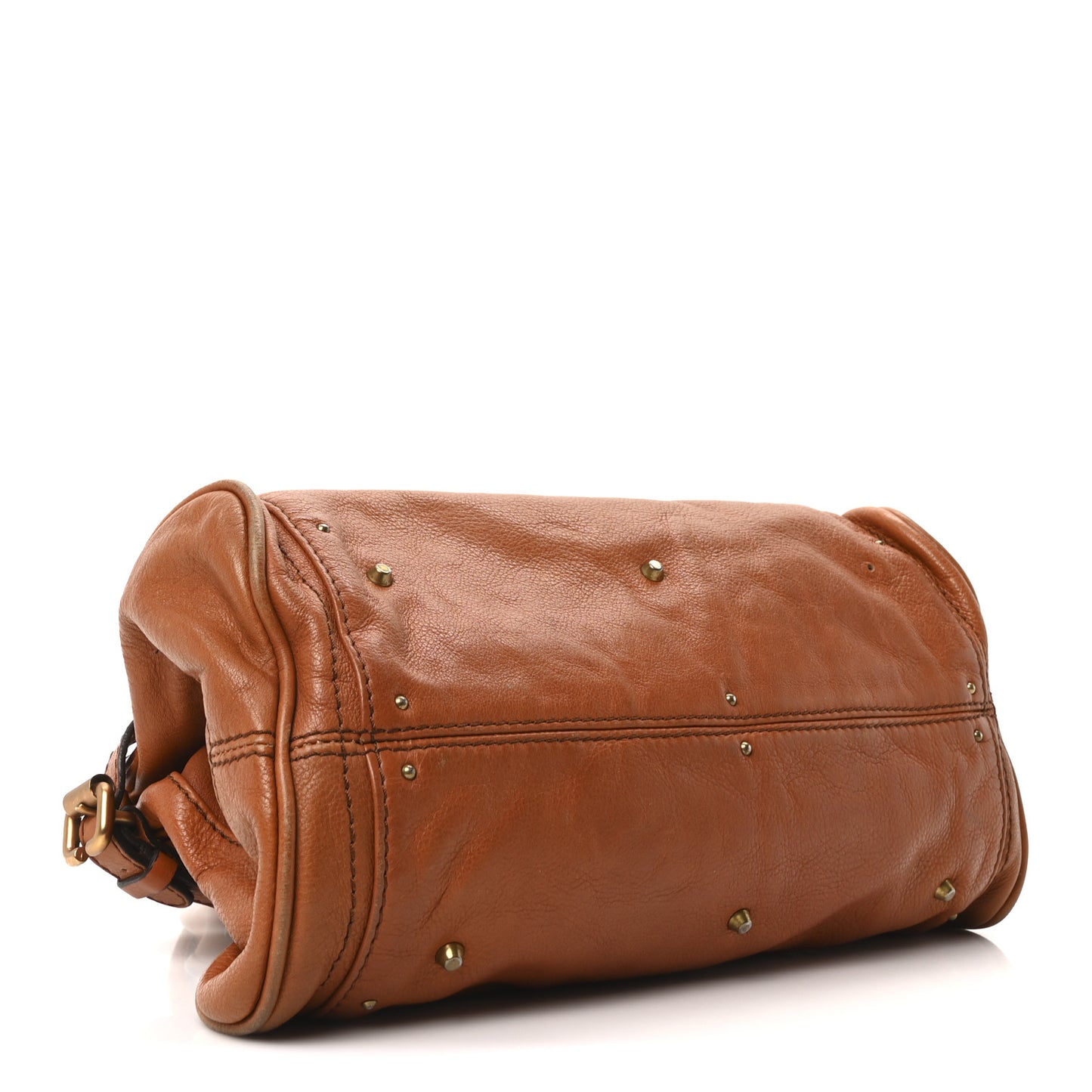 Calfskin Medium Paddington Satchel Tan