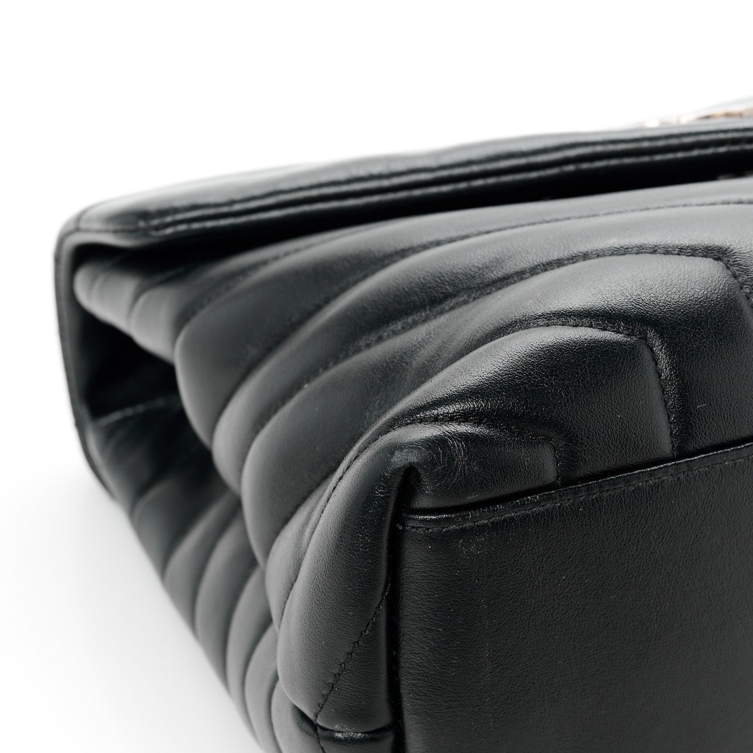 Saint Laurent Calfskin Y Quilted Monogram Medium Loulou Chain Satchel Black 13 of 13