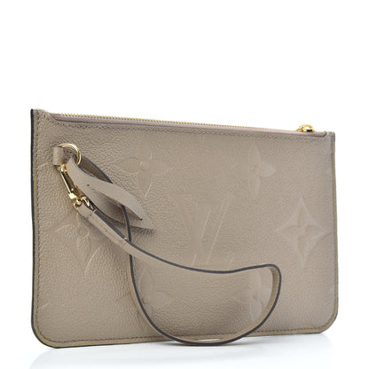 Louis Vuitton Empreinte Monogram Giant Neverfull MM Pochette Tourterelle 3 of 6