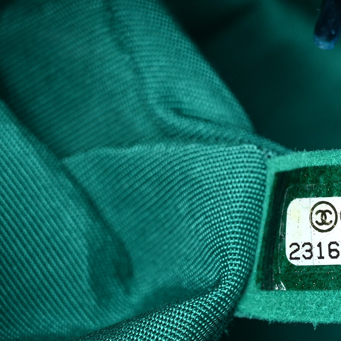 Lambskin Quilted Large Boy Flap Green