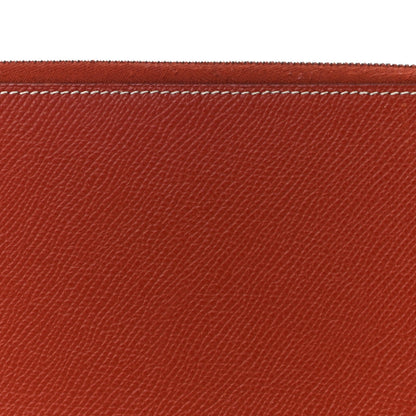 Hermes Epsom Bolduc Silkydaily Globe Trotter Agenda Brique 7 of 10