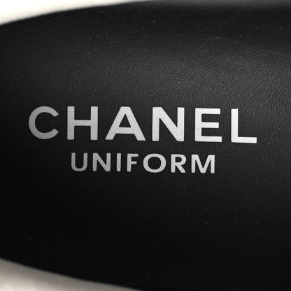 Chanel Calfskin Womens Sneakers 38 Black 8 of 10