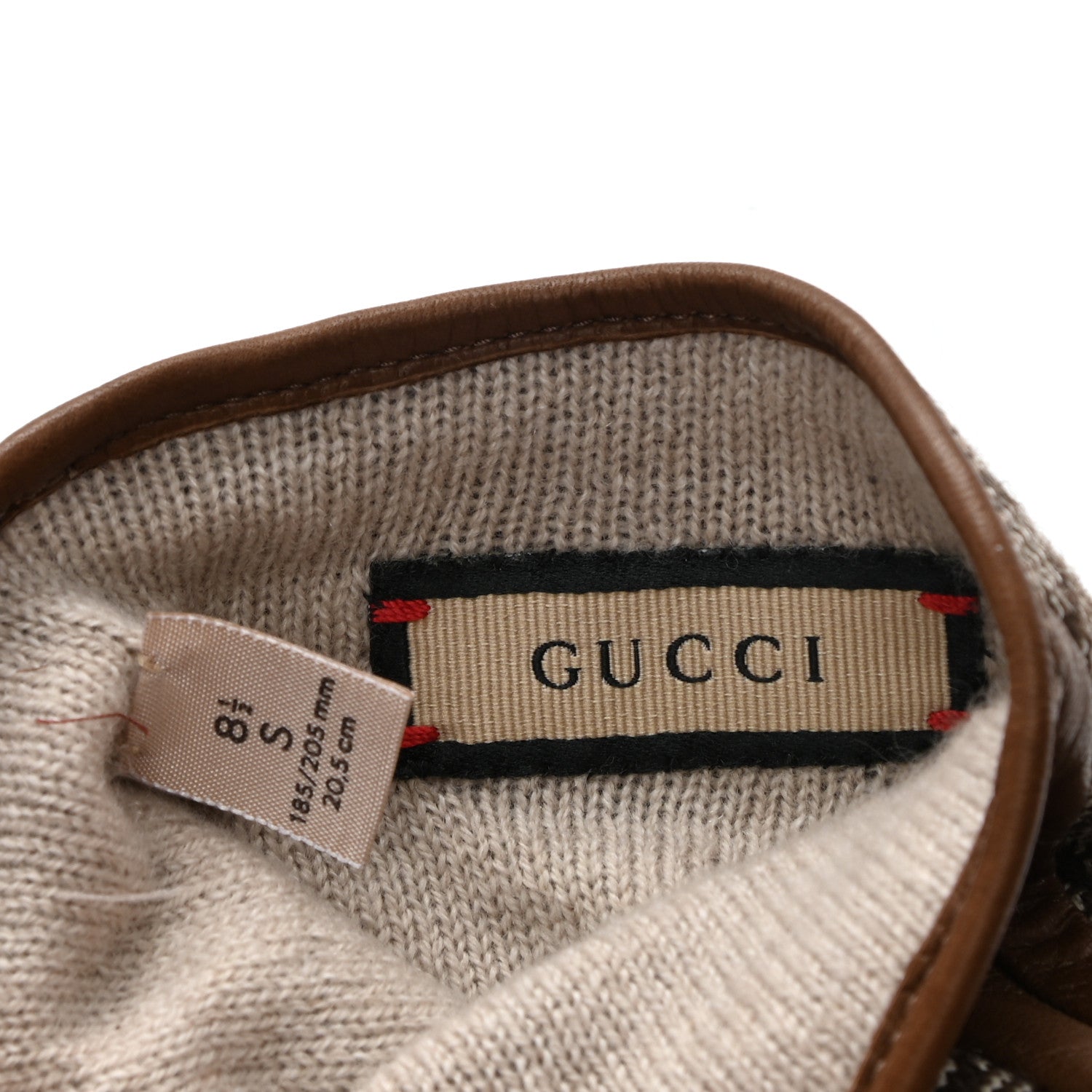 Gucci Monogram Calfskin Gloves 3 of 5