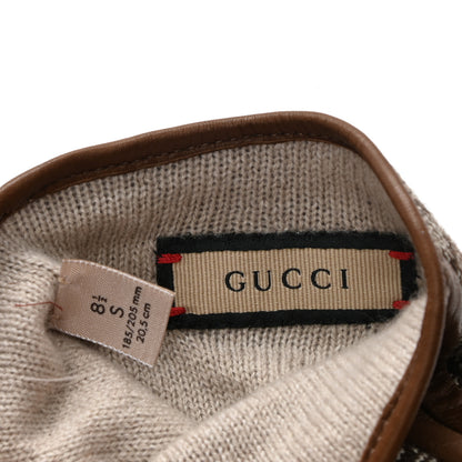 Gucci Monogram Calfskin Gloves 3 of 5