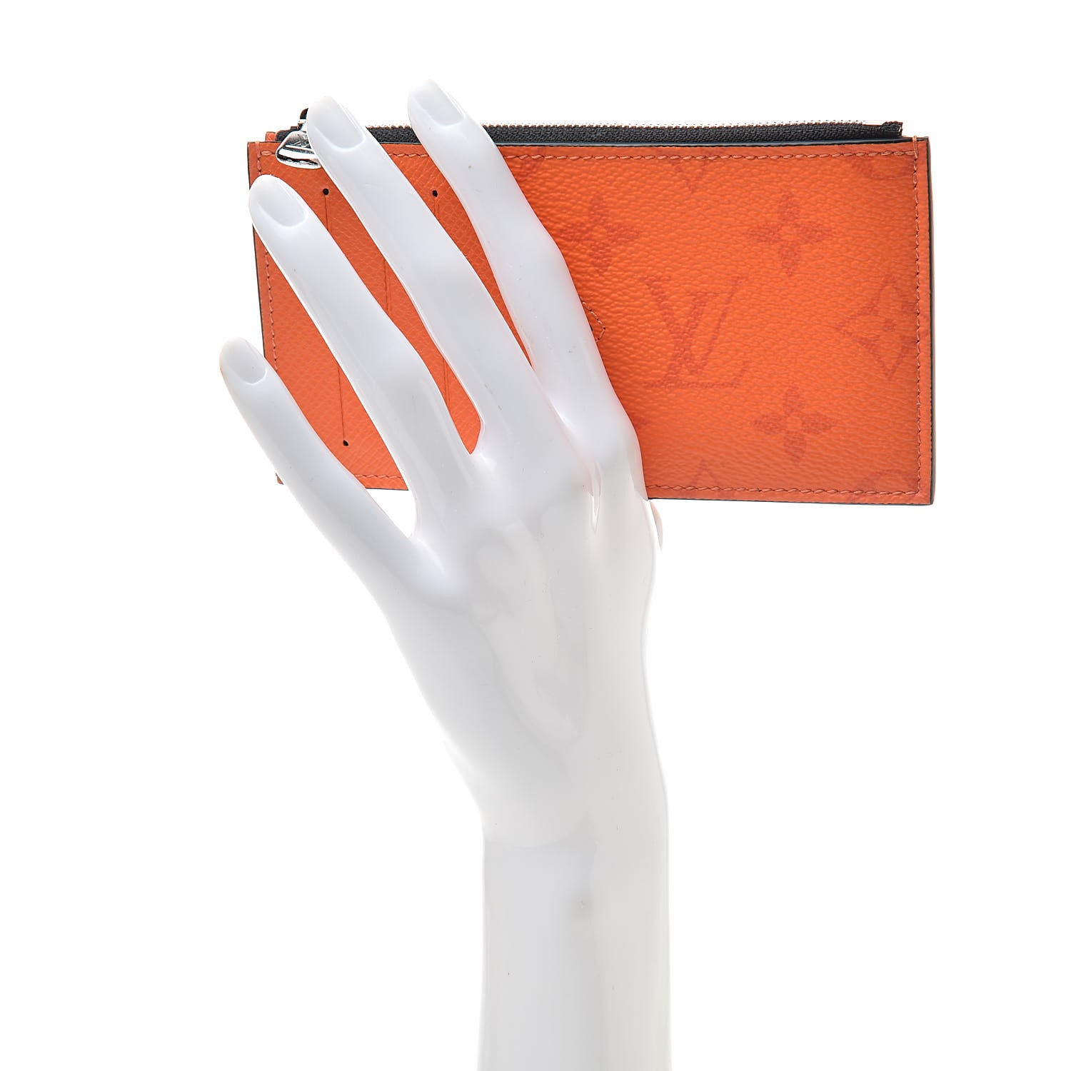 Louis Vuitton Taigarama Coin Card Holder Orange 2 of 8