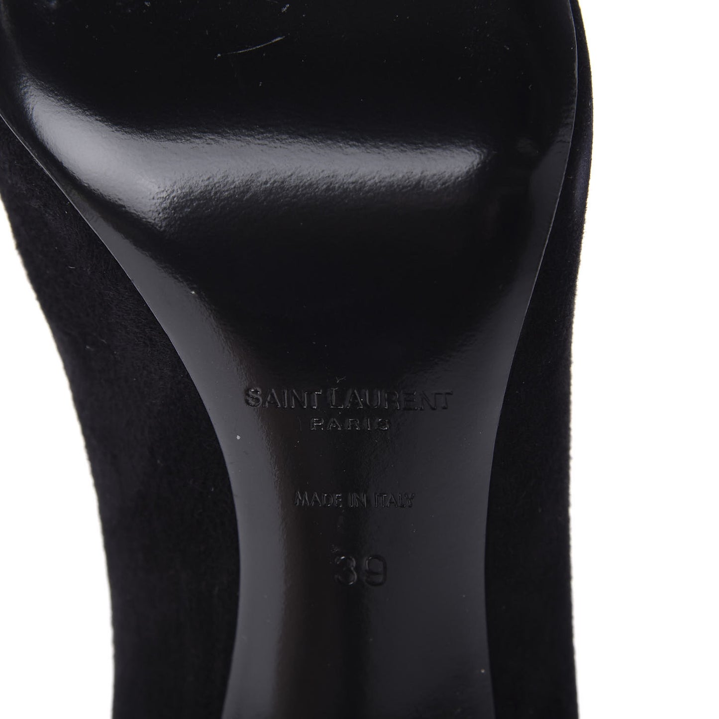 Suede Calfskin Zoe Pumps 39 Black