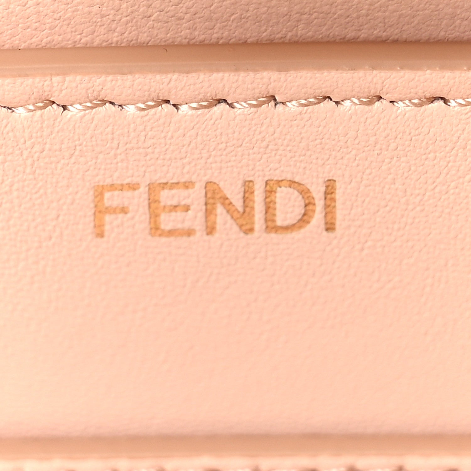 Fendi Vitello Seta Shiny Nappa Medium Peekaboo I SEE U Satchel Blue Velvet Light Rose 7 of 9