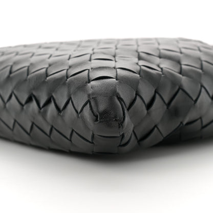 Bottega Veneta Calfskin Intrecciato Small Hop Black 10 of 10