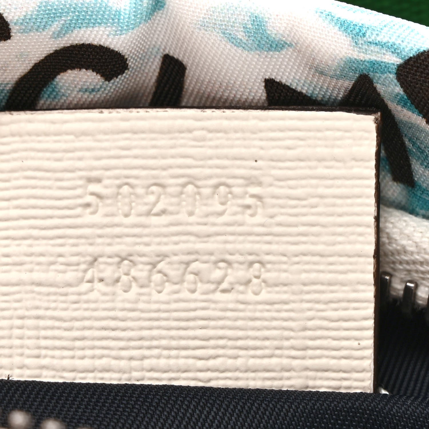 Gucci Nylon Merveilleux Strawberry Print Childrens Belt Bag Light Blue Red Dusty White 7 of 9