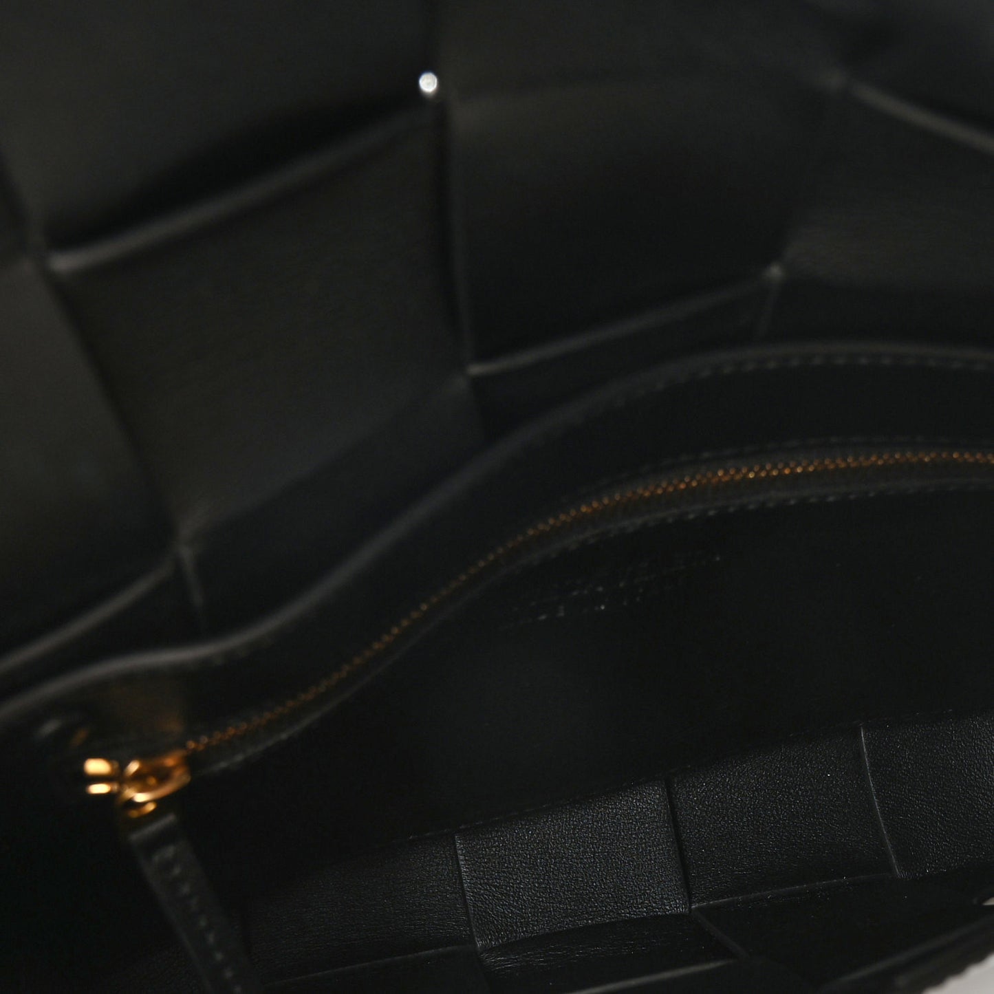 Spazzolato Intrecciato Maxi Cassette Crossbody Bag Black