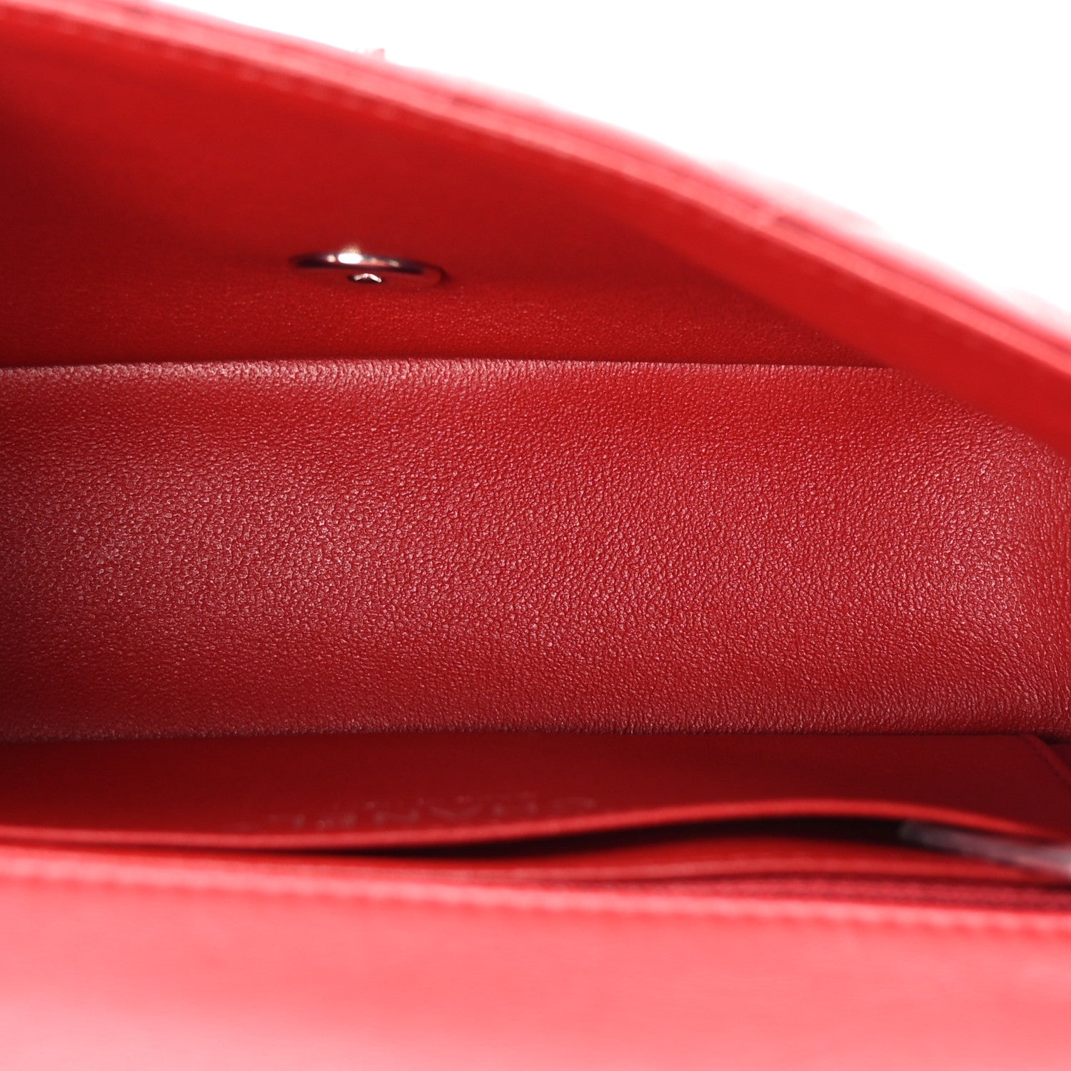 Chanel Lambskin Quilted Mini Rectangular Flap Red 5 of 10