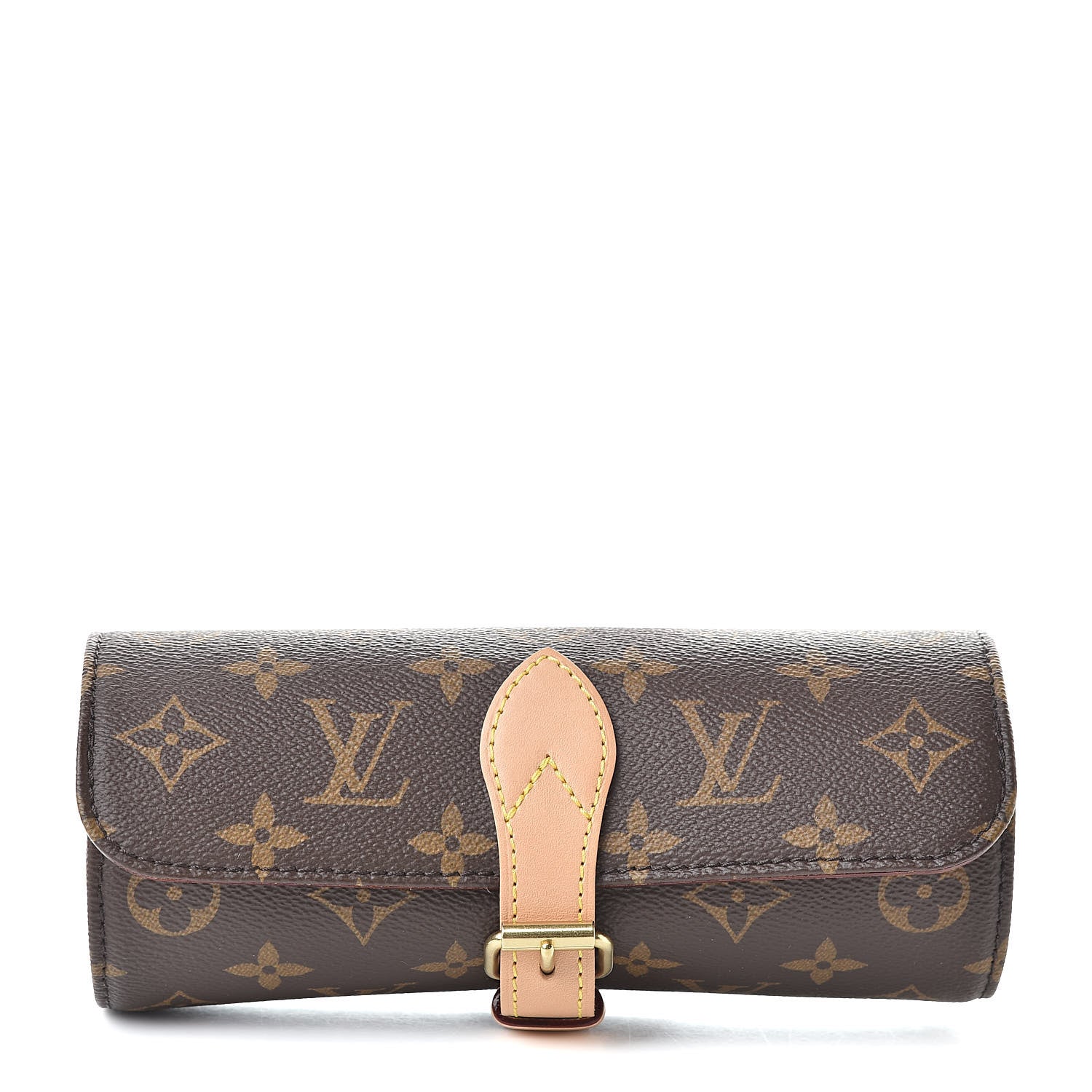 Louis Vuitton Monogram 3 Watch Travel Case 1 of 8