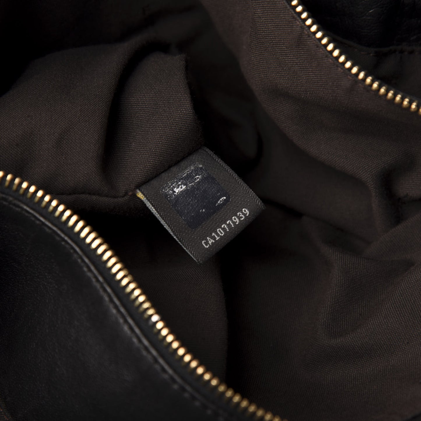 Crinkled Lambskin Mia Tote Black